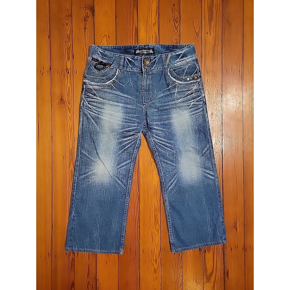 Red Pepper Jeans Mens 42 x 28 Vintage Japanese Street Wear Distressed Y2K
